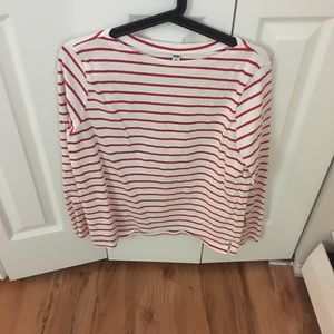 3 long sleeve stripe shirt from Uniqlo